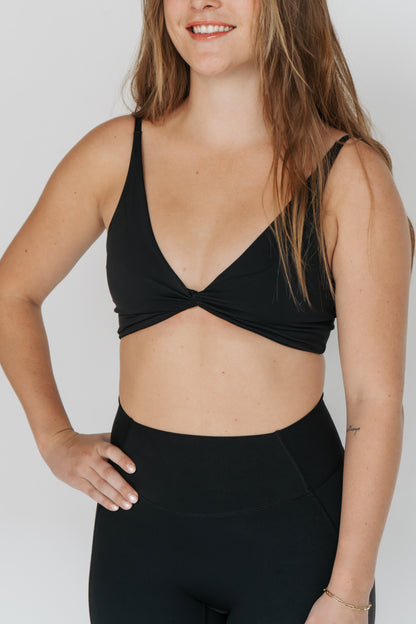 sweat societee close up of pismo bra